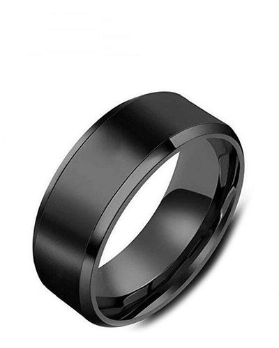 Stephen Oliver 18k Plated Ring - Black