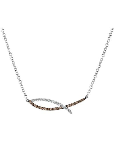 Le Vian 14k 0.26 Ct. Tw. Diamond Necklace - Metallic