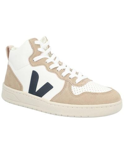 Veja V-15 Leather Sneaker - White