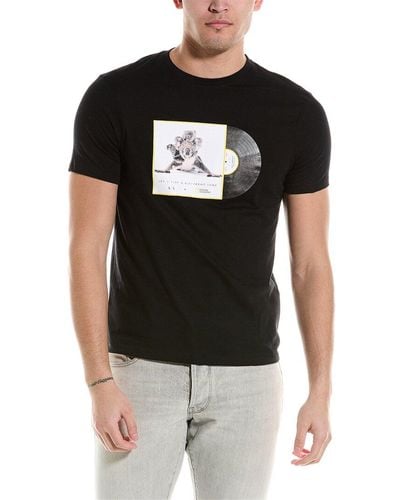 Armani Exchange Graphic Regular Fit T-shirt - Black
