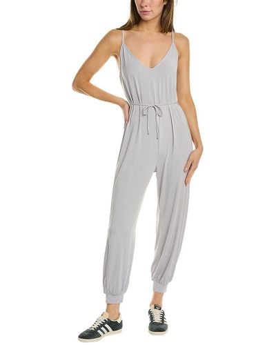 Eberjey Finley The Knotted Jumpsuit - Gray