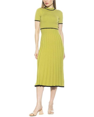 Alexia Admor Gillian A-line Dress - Yellow
