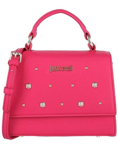 Just Cavalli Studded Shoulder Bag - Pink