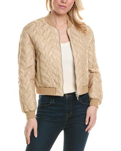 Peserico Quilted Crop Jacket - Natural