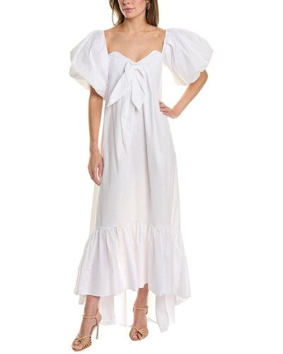 Caroline Constas Gabrielle Maxi Dress - White