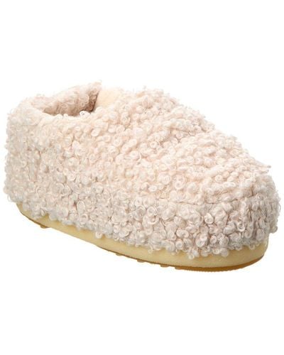 Moon Boot ® Curly Slipper - Natural