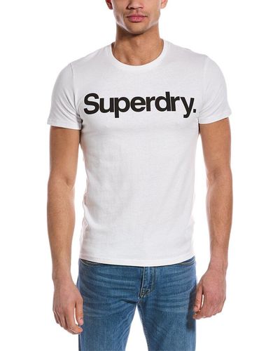 Superdry Black Ringspun Allstars BG Graphic Ringer T-Shirt