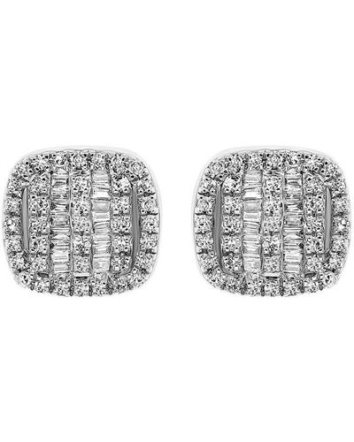 Diana M. Jewels Fine Jewelry 14k 0.33 Ct. Tw. Diamond Earrings - Gray