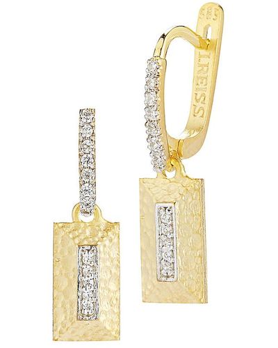 I. REISS 14k 0.15 Ct. Tw. Diamond Earrings - Metallic
