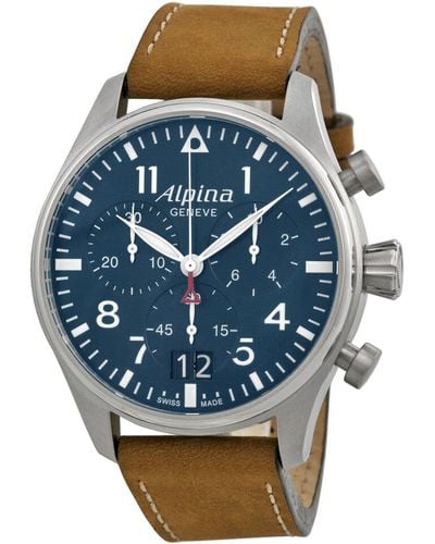 Alpina Startimer Watch - Blue