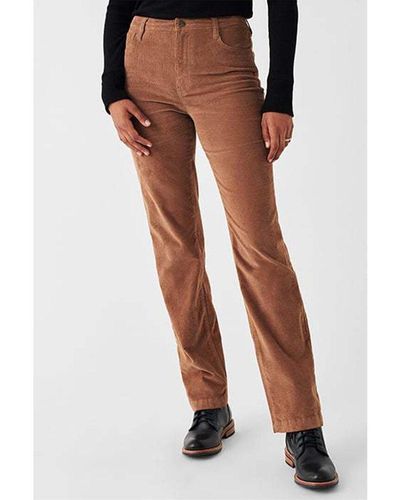 Faherty Stretch Cord Julianne Pant - Brown