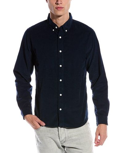 Slate & Stone Corduroy Button-down Collar Shirt - Blue