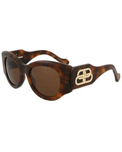 Balenciaga Bb0070s 50mm Sunglasses - Brown