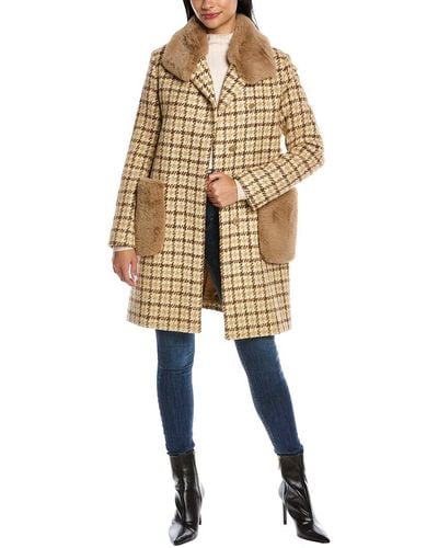 Cinzia Rocca Wool & Alpaca-blend Coat - Natural
