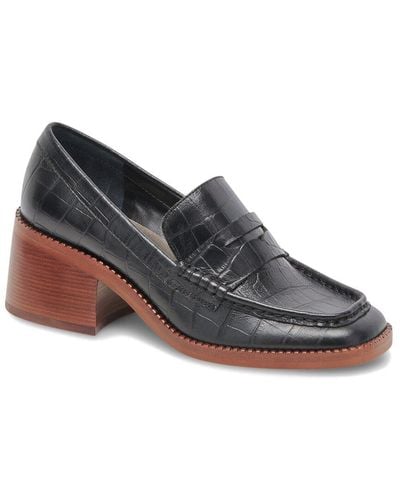 Dolce Vita Talie Leather Loafer - Gray