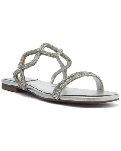 SCHUTZ SHOES Arabella Sandal Glam Leather Sandal - Metallic
