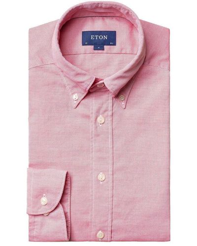 Eton Slim Fit Shirt - Pink