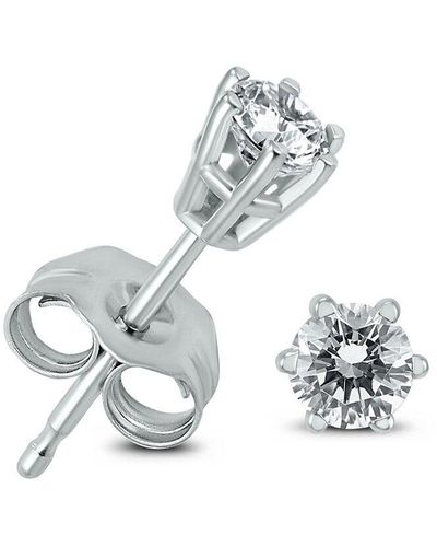 Diamond Select Cuts 14K 0.25 Ct. Tw. Diamond Earrings - White