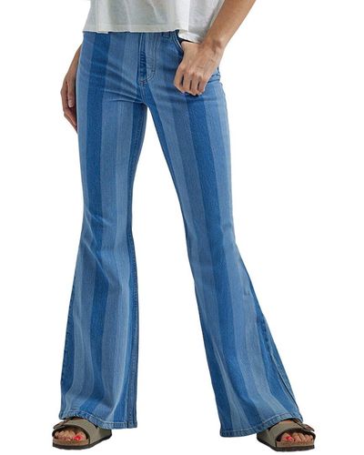 Lee Jeans Hits Of Blue High Rise Flare Jean