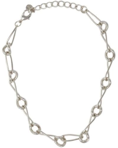Cloverpost Term 14k Plated Necklace - Metallic