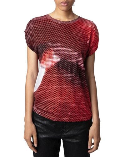 Zadig & Voltaire Adele Bouche Shirt - Red