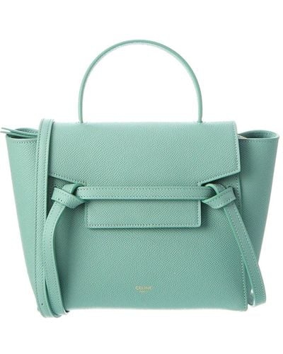 Celine Belt Bag Nano Leather Tote - Green