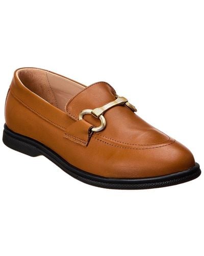 M by Bruno Magli Nerano Leather Loafer - Brown
