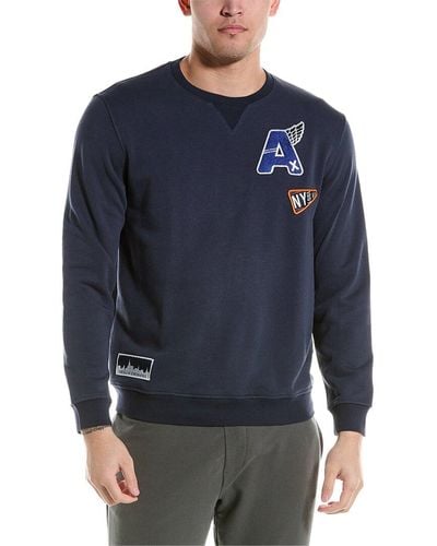 Armani Exchange Patch Crewneck Sweatshirt - Blue