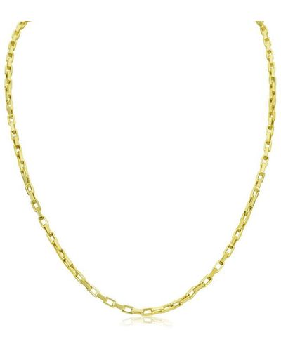 Meira T 14k Paperclip Chain Necklace - Metallic