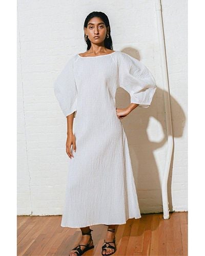 Mara Hoffman Cecilia Midi Dress - White