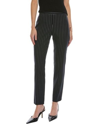 Carolina Herrera High-waisted Wool-blend Skinny Pant - Black