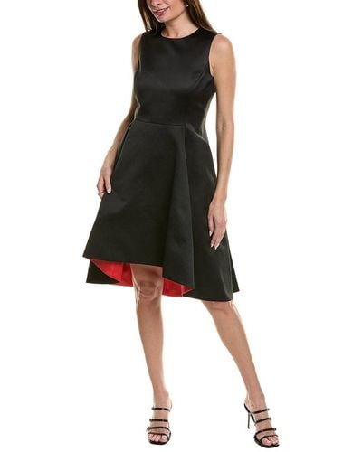 Lafayette 148 New York Fit-and-flare Dress - Black