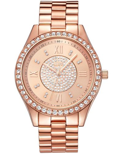 JBW Mondrian Diamond & Crystal Watch - Pink