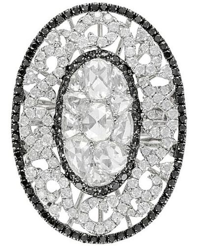Diana M. Jewels Fine Jewellery 18k 2.65 Ct. Tw. Diamond Ring - Grey