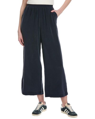 Splendid Alessandra Wide Leg Silk Pant - Blue