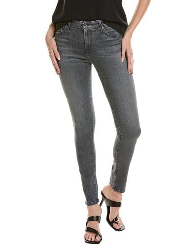 AG Jeans Farrah Aldgate High-rise Skinny Jean - Black