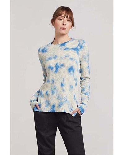 Faherty Muir Dip-dye Sweater - Blue