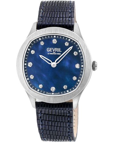 Gevril Morcote Watch - Blue
