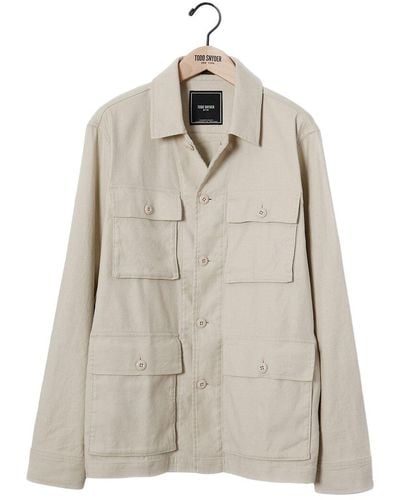 Todd Synder X Champion Linen-blend Field Jacket - Natural