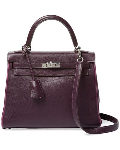 Hermès Vintage Raisin Epsom Kelly 25 - Purple