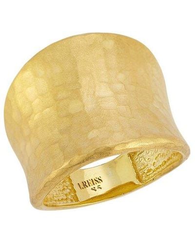 I. REISS 14k Diamond Concave Cuff Ring - Yellow