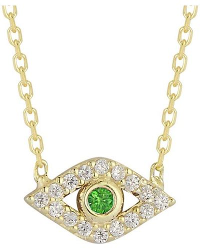 Glaze Jewelry 14k Over Silver Necklace - Metallic