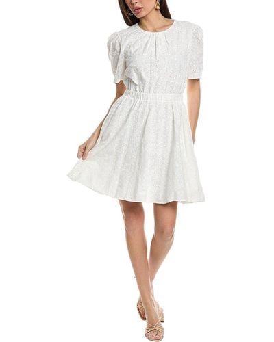 Jason Wu Eyelet Mini Dress - White