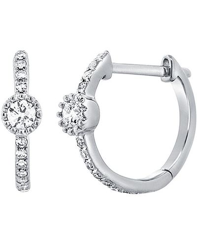 Sabrina Designs 14k 0.20 Ct. Tw. Diamond Earrings - Metallic