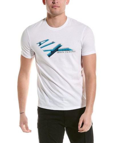Armani Exchange Graphic Regular Fit T-shirt - White