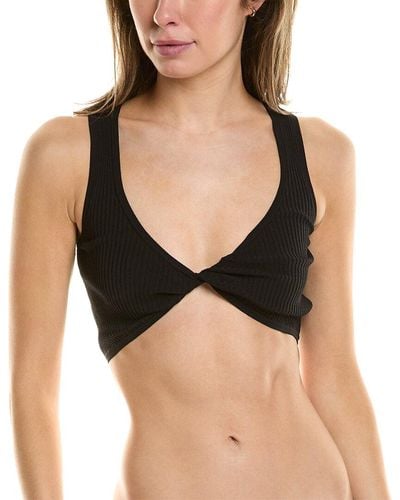 Devon Windsor Kiara Bikini Top - Black