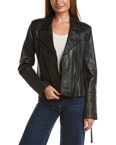 Rudsak Malta Leather Jacket - Black