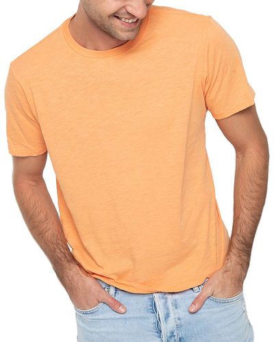 Sol Angeles Essential Slub Crew T-shirt - Orange