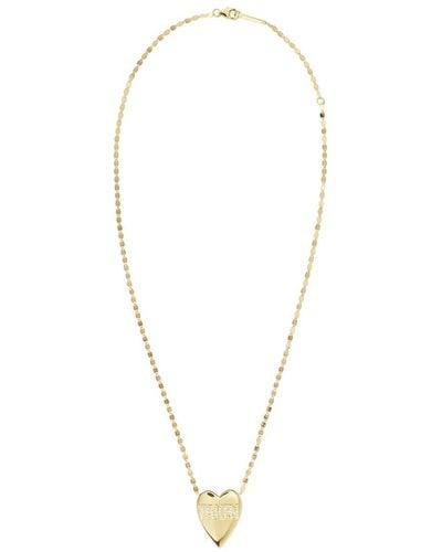 Lana Jewelry 14k Taken Heart Necklace - Metallic