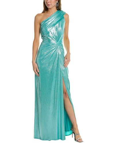 Tadashi Shoji One-shoulder Gown - Blue